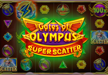 Автомат Gates Of Olympus Super Scatter в казино Рокетман