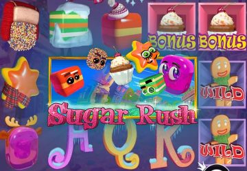 Автомат Sugar Rush в казино Рокетман
